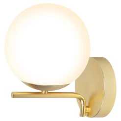 Applique murale de salle de bain Dorres E14 40W IP44 GoodHome or