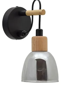 Applique murale de salle de bain Bedglass IP44 G9 33W noir Seynave