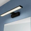 Applique murale de salle de bain Pandella LED intégrée 900lm IP44 11W blanc froid noir