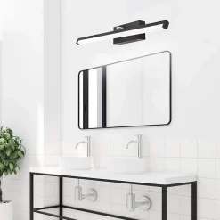 APPLIQUE MURALE DE SALLE DE BAIN APP373-1W BLACK