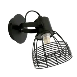 Applique murale de salle de bain Auguste IP44 G9 33W noir Seynave