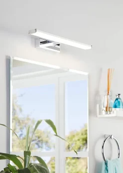 Applique murale de salle de bain Pandella LED intégrée 900lm IP44 11W blanc froid chromé