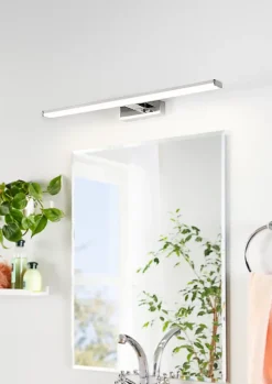 Applique murale de salle de bain Pandella LED intégrée 1350 IP44 11W blanc froid chromé