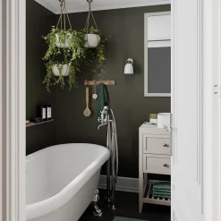 Applique murale de salle de bain Shafat G9 4.2W IP44 GoodHome blanc