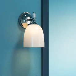 Applique murale de salle de bain Shafat G9 4.2W IP44 GoodHome blanc