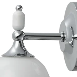 Applique murale de salle de bain Shafat G9 4.2W IP44 GoodHome blanc