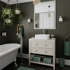 Applique murale de salle de bain Shafat G9 4.2W IP44 GoodHome blanc