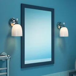 Applique murale de salle de bain Shafat G9 4.2W IP44 GoodHome blanc