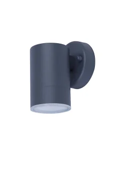 Applique murale descendante Candiac LED intégrée 380lm 4.3W IP44 GoodHome gris anthracite