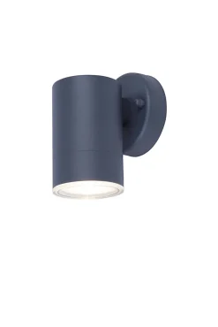 Applique murale descendante Candiac LED intégrée 380lm 4.3W IP44 GoodHome gris anthracite