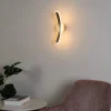 Applique murale design en arc LED laiton - Dawn