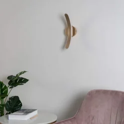 Applique murale design en arc LED laiton - Dawn