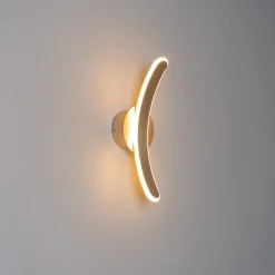 Applique murale design en arc LED laiton - Dawn