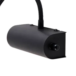 Applique murale design noire 32 cm avec LED et variateur - Tableau