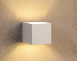 Applique murale DEVI en aluminium avec 1xG9 - Blanc - Lucide