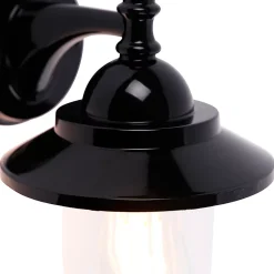 Applique murale d'extérieur classique noire IP44 - Oxford