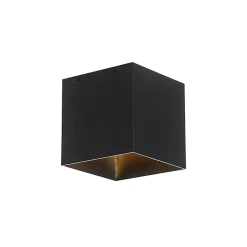 Applique murale d'extérieur noire avec lumière tamisée et capteur solaire - Charlotte