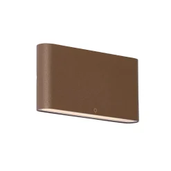 Applique murale d'extérieur moderne rouille brune 17,5 cm avec LED IP65 - Batt