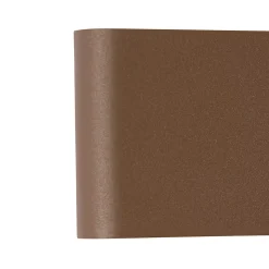 Applique murale d'extérieur moderne rouille brune 17,5 cm avec LED IP65 - Batt