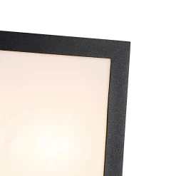 Applique murale d'extérieur moderne noire 2 lumières IP44 - Jeffrey