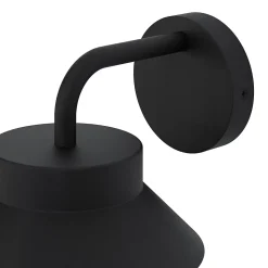 Applique murale d'extérieur descendante Caprera noir E27 25W IP44 GoodHome