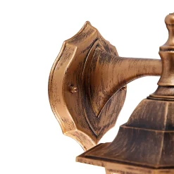 Applique murale d'extérieur antique dorée IP44 - New Haven