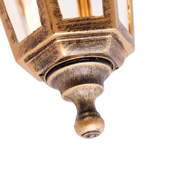 Applique murale d'extérieur antique dorée IP44 - New Haven