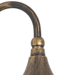 Applique murale d'extérieur or antique IP44 avec détecteur de mouvement - Daphne