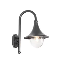 Applique murale d'extérieur classique noire IP44 - Daphne