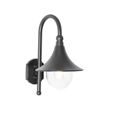 Applique murale d'extérieur classique noire IP44 - Daphne