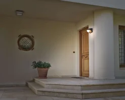 Applique murale d'extérieur LED 'Pallas' , en métal et plastique anthracite, avec LED intégrée