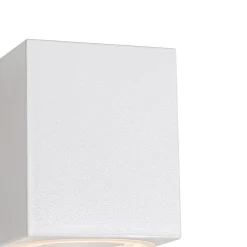 Applique murale d'extérieur moderne en plastique blanc - Baleno