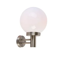 Applique murale d'extérieur moderne en acier inoxydable IP44 - Sfera