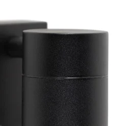 Applique murale d'extérieur noire avec détecteur de mouvement IP44 - Solo