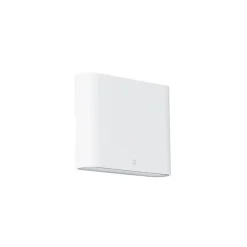Applique murale d'extérieur moderne blanche 11,5 cm avec LED - Batt