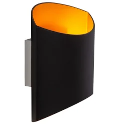 Applique murale DILETTA en aluminium avec 1xG9 - Noir - Lucide