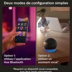 Applique murale dimmable 850 lm IP20 20 W Philips Hue blanc