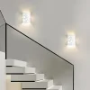 Applique murale d'intérieur NETTLIFE pour couloir - Éclairage vers le haut et vers le bas - Design moderne - E14