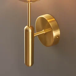 Applique murale dorée verre bicolor - Armela