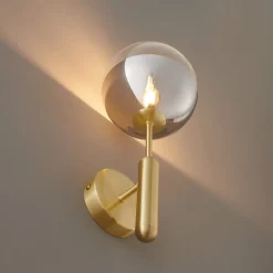 Applique murale dorée verre bicolor - Armela