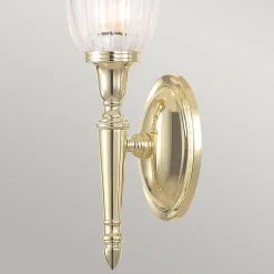 Applique murale Dryden 1 lumière - Laiton poli