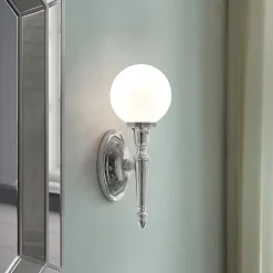 Applique murale Dryden 1 lumière - Chrome poli