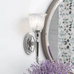 Applique murale Dryden 1 lumière - Chrome poli