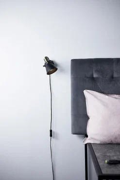 Applique murale E14, max. 40W, IP20, noire - Markslöjd - Alton