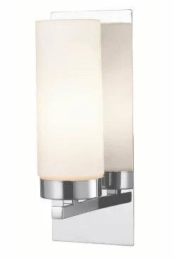 Applique murale E14, max. 40W, IP44, chrome et blanc - Markslöjd - Norrsundet