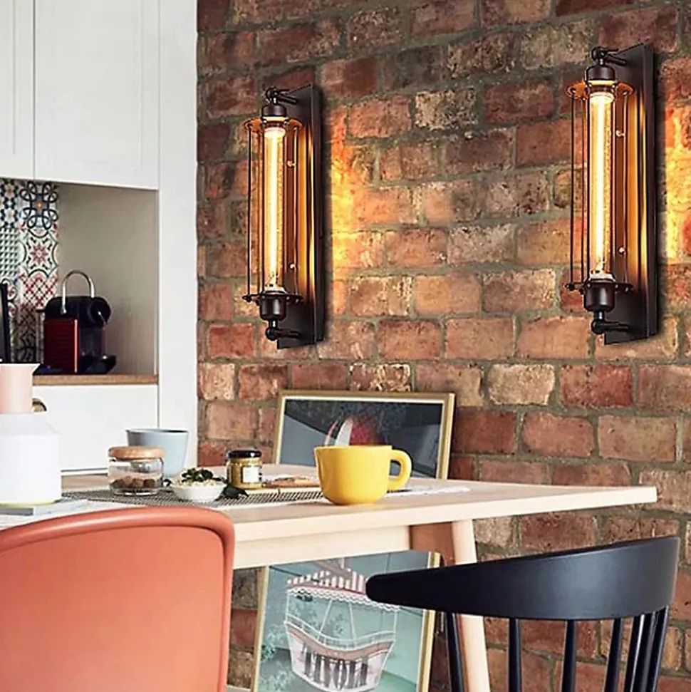 Applique murale E27 Vintage Flûte Edison LED Moderne Couloir Vintage Rétro Industriel 110 V-240 V Applique Led W-filament