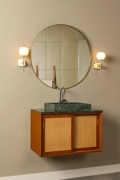 Applique murale ELDA en métal avec 1xG9 - Or Mat / Laiton - Lucide