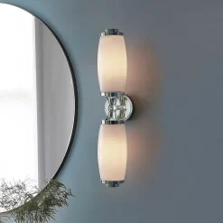 Applique murale Eliot 2 lumières - Chrome poli