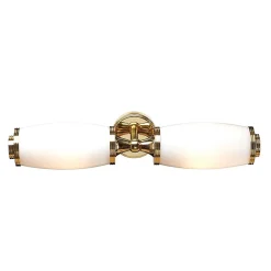 Applique murale Eliot 2 lumières - Laiton poli