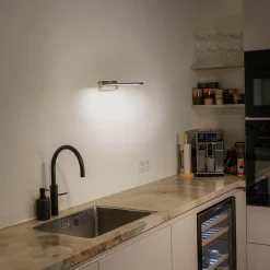 Applique murale en acier 62 cm avec LED IP44 - Jerre